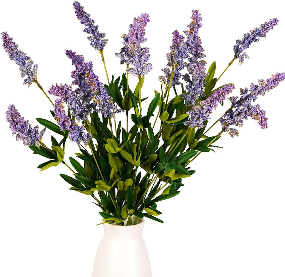 Artificial Plants,3Pcs 29" Green Faux Branches for Vase,Faux Greenery Stems Artificial Plants & Flowers for Shop Garden Office Home Décor (3, White Sage)