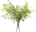 Artificial Plants,4Pcs 43.3" Green Nandina Faux Branches for Vase,Artificial Plants for Shop Garden Office Home Décor (4, Green Nandian)