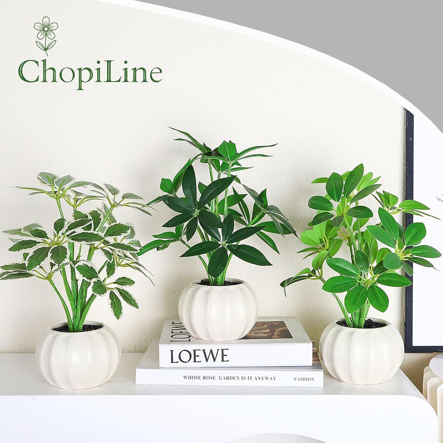 9.1'' Fake Plants Artificial Plants Faux Plants Indoor for Bathroom Farmhouse Living Room Home House Decor